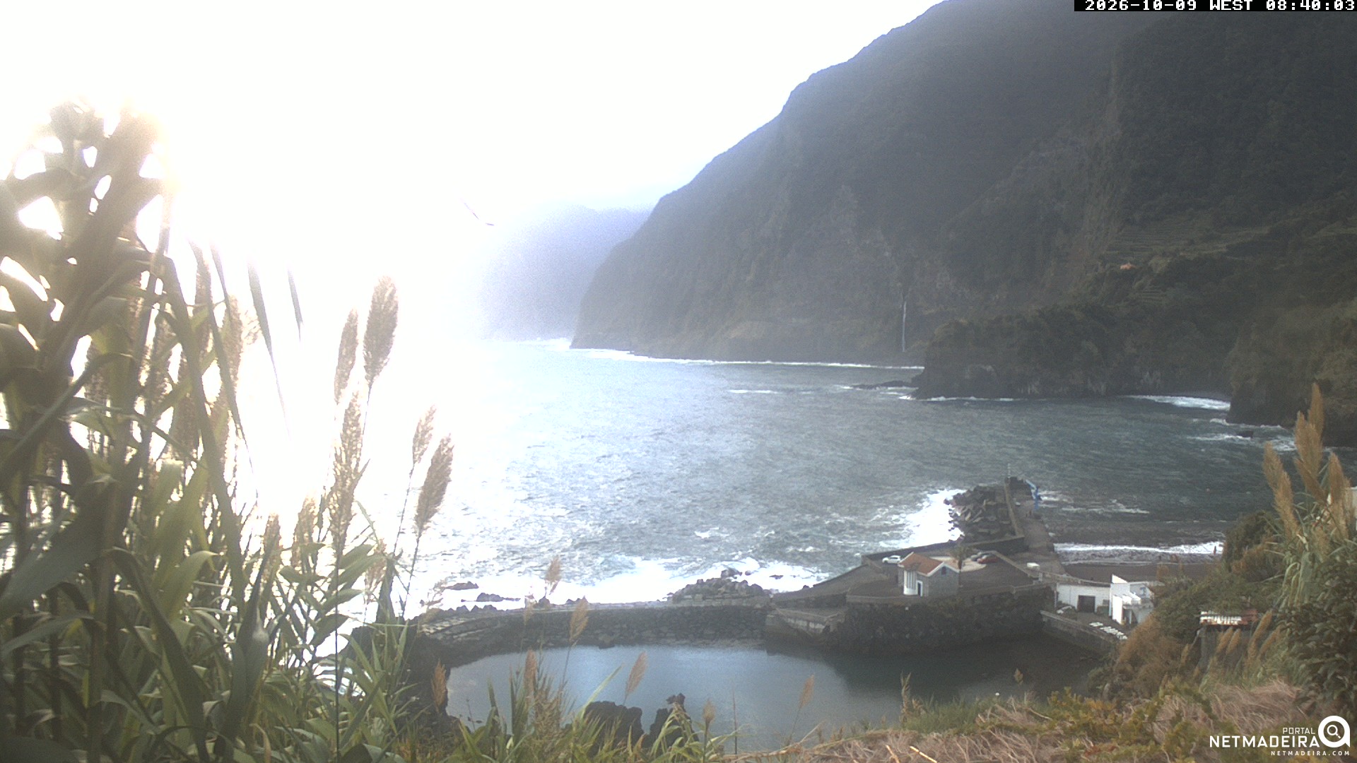 Seixal Black Sand Beach - Aerial View