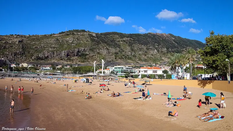 Machico Surf Bay live surf webcam view