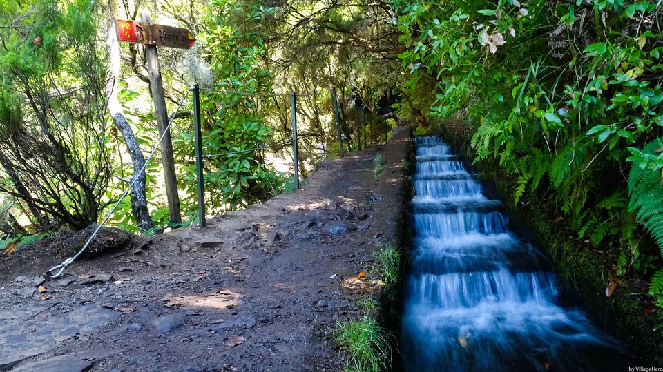 PR6 Levada das 25 Fontes, Madeira. Photo: VillageHero, CC BY-SA 2.0, via Wikimedia Commons.